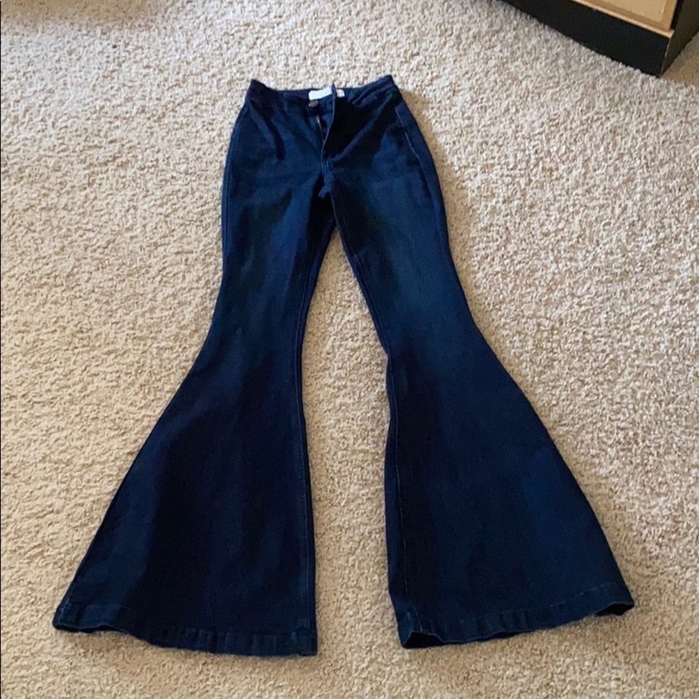 KanCan Ultra high rise bell bottoms flare jeans